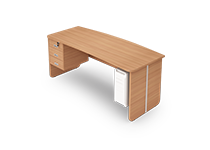 میز-کارشناسی-فرم-دار-با-فایل-متصل-کوئیک-تیپ-3245-41 -  - https://mohitara.com