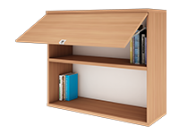 کمد-دیواری-با-درب-چوبی-رو-به-بالا-مولتی-کیس-تیپ-6421-41 -  - https://mohitara.com