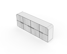 کتابخانه-کوتاه-ویژه-اتاق-مدیر-عامل-برلیانت-تیپ-6028-41 -  - https://mohitara.com