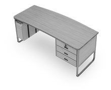 میز-کارشناسی-فرم-دار-با-فایل-متصل-کوئیک-تیپ-3247-41 -  - https://mohitara.com