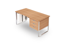 میز-کارشناسی-مستطیل-با-فایل-متصل-کوئیک-تیپ-3246-41 - 